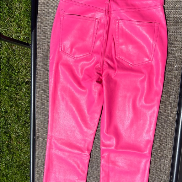 AFRM Heston Faux Leather Straight Leg Pants - Picture 11 of 16